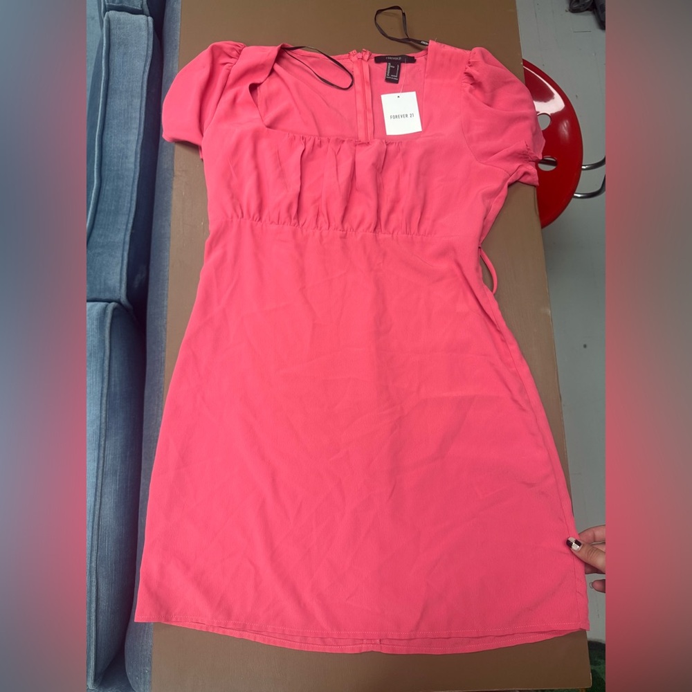 Forever 21 Coral Short Sleeve Top